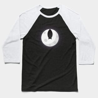 Flat Bat Moon Baseball T-Shirt